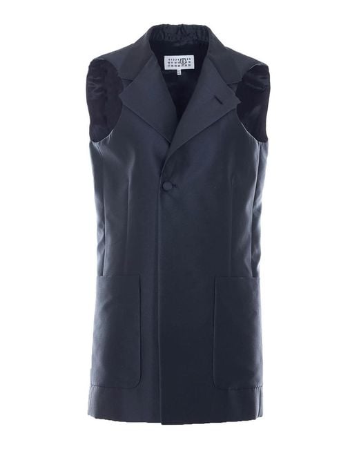 MM6 by Maison Margiela Blue Vest