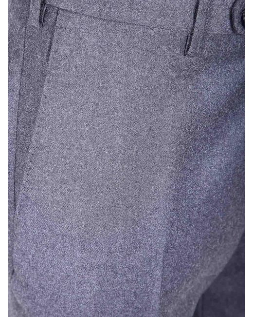 Incotex Blue Chino Slim Fit Trousers for men