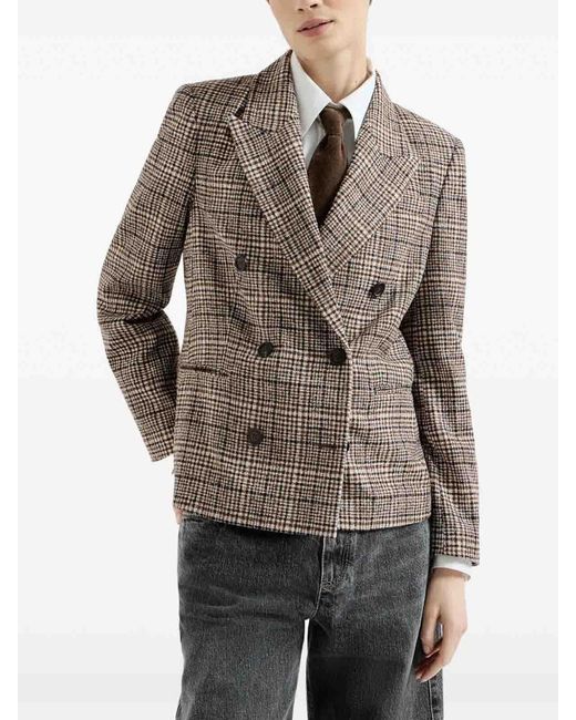 Brunello Cucinelli Brown Suit-Type Jacket