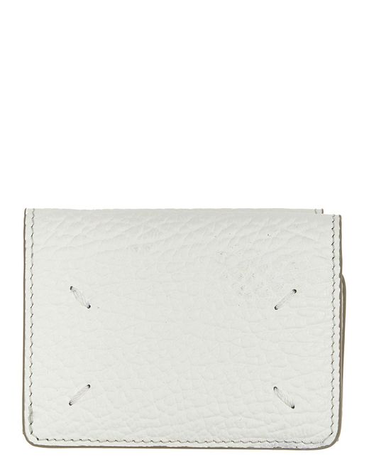 Maison Margiela White Stitching Wallet for men