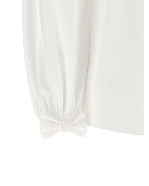 Valentino Garavani White Poplin Shirt
