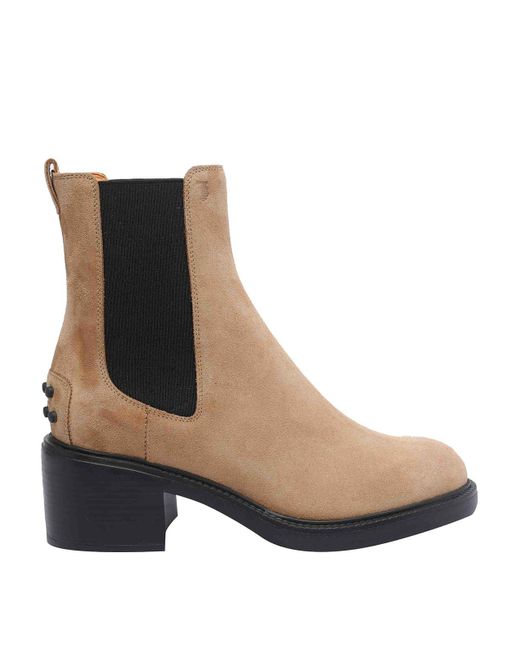 Tod's Brown Suede Pump Booties
