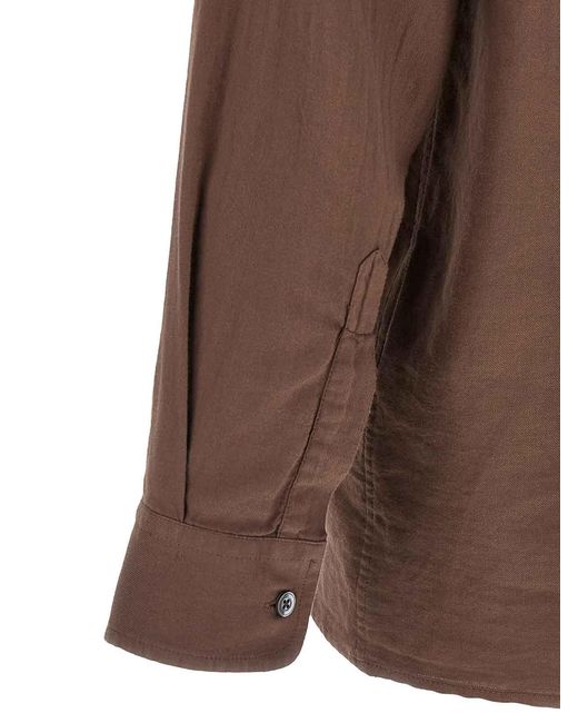 Cellar Door Brown Paul Shirt for men