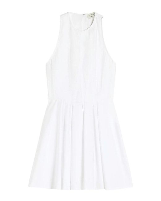 Sportmax White Ara Mini Dress