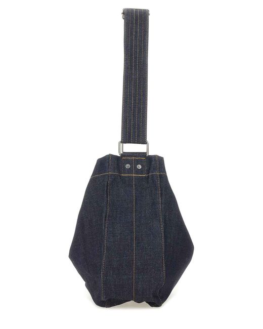 A.P.C. Blue Journal Satchel Bag