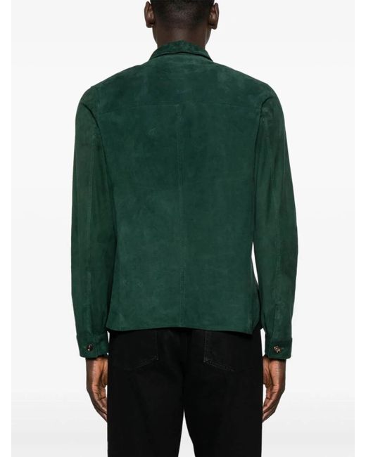 KIRED Green Erik Leather Jacket for men