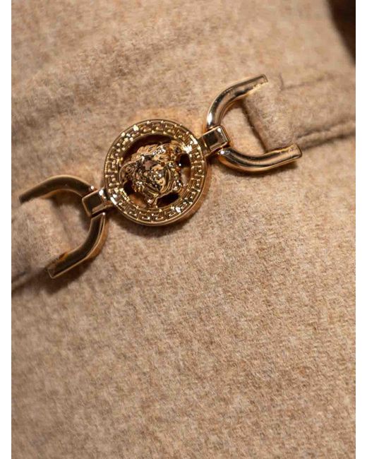 Versace Natural Buttoned Jacket