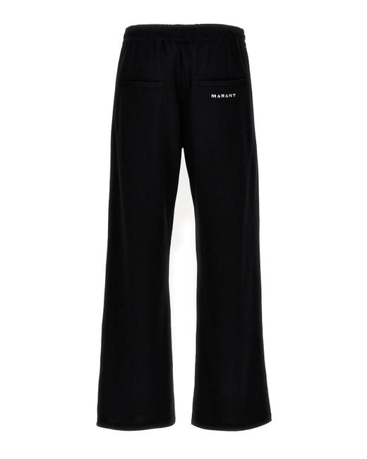 Isabel Marant Black Ryamy Joggers for men