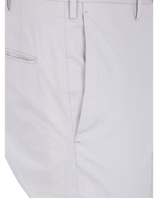 Incotex Gray Classic Chino Trousers for men