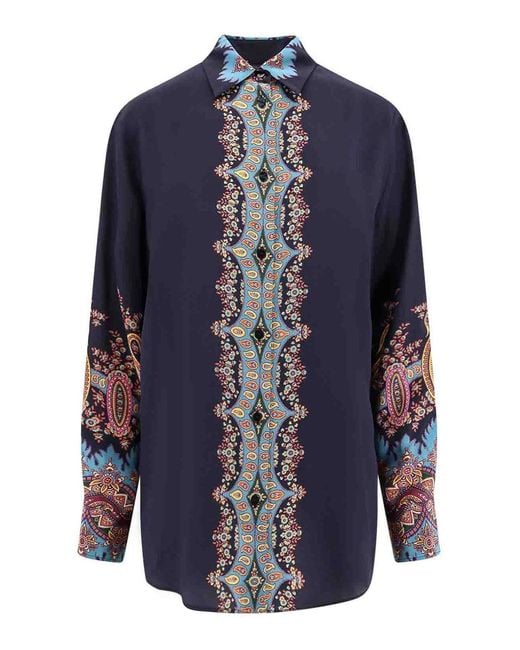 Camicia di Etro in Blue