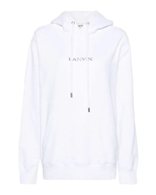 Lanvin White Sweatshirts