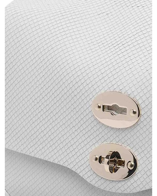 Zanellato White Postina Amoretto Small Messenger Bag
