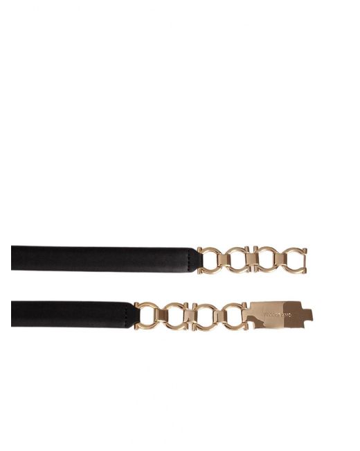 Ferragamo White Bijoux Belt