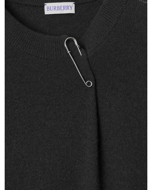 Burberry Black Crew-neck Sweater