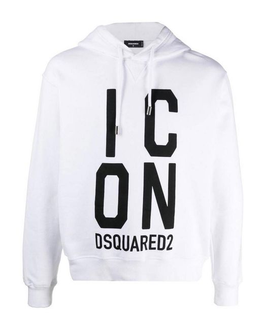 DSquared² White Hoodie S79Gu0108-S25516 for men