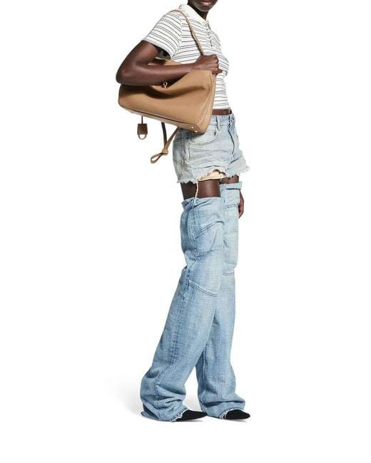 Balenciaga Natural Rodeo Medium Bag