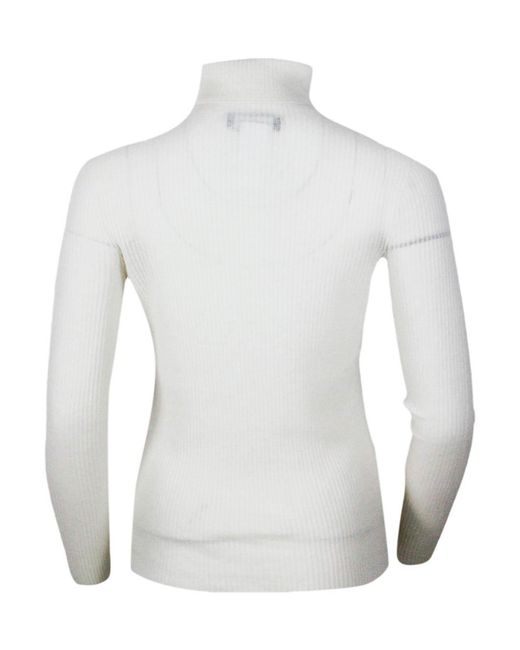 Fabiana Filippi White Round Neck