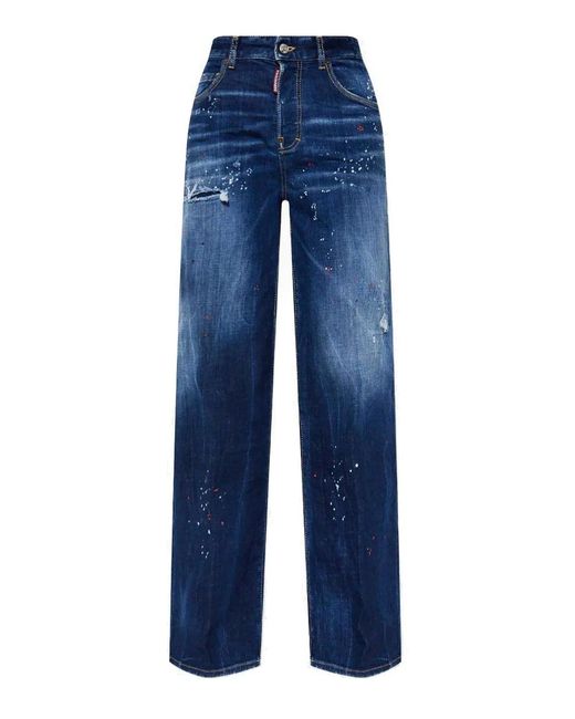 DSquared² Blue Pants 5 Pockets
