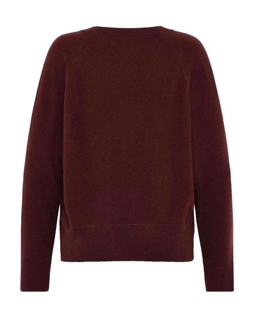 EMERSON RENALDI Red Crew Neck Sweater