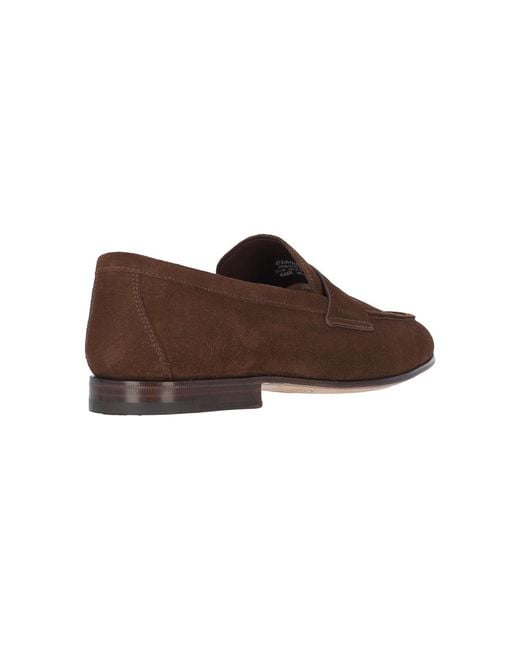 Church's Brown Suede Loafers for men