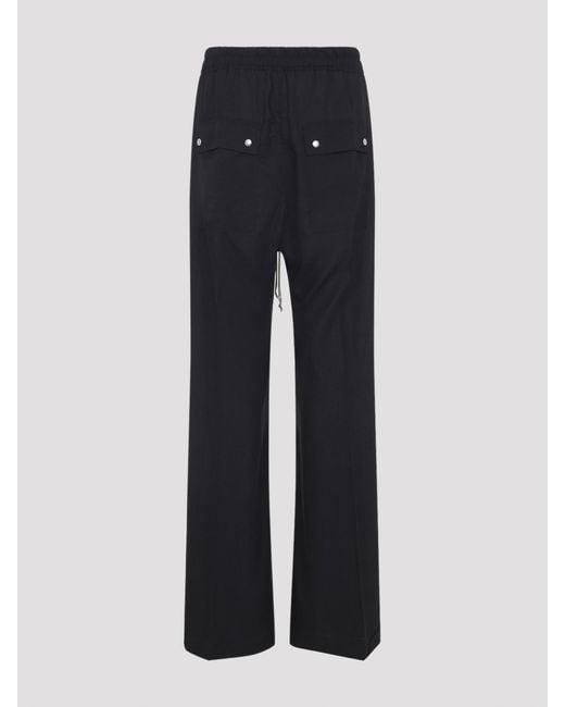 Rick Owens Blue Wide Bela Pants for men
