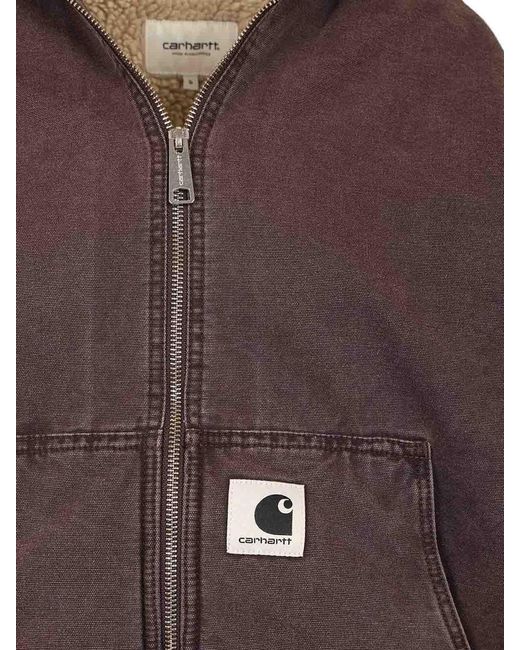 Carhartt Brown Hooded Mitch Jacket