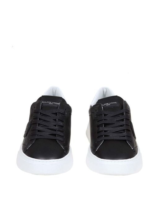 Philippe Model Black Temple Sneakers for men