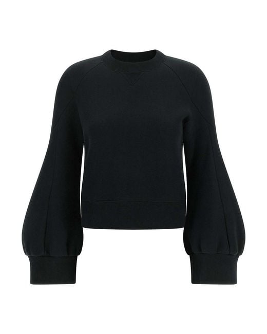 Sacai Black Balloon Sleeve Sweatshirt