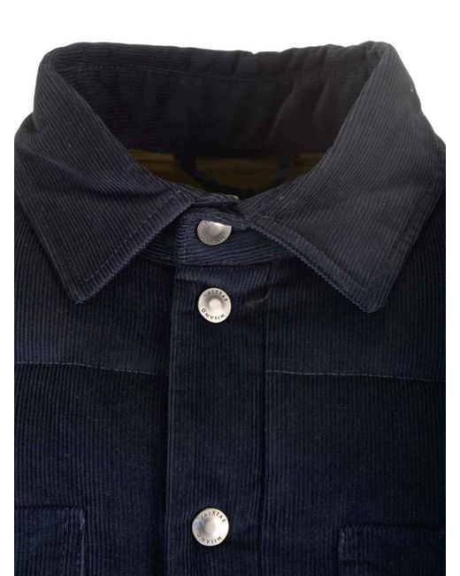 Valstar Blue Padded Corduroy Jacket for men
