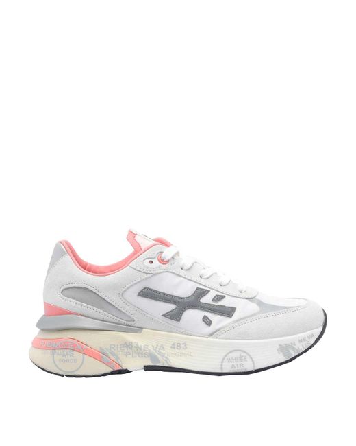 Premiata White Moerun Sneakers
