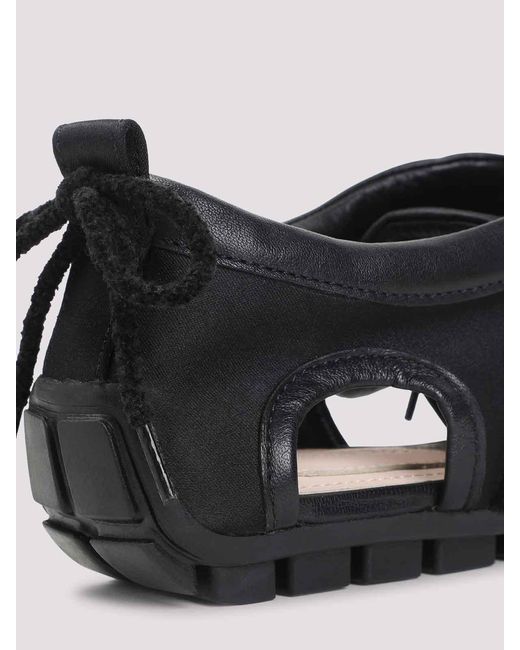 Simone Rocha Black Cutout Ballerina Grip Trained Sneakers