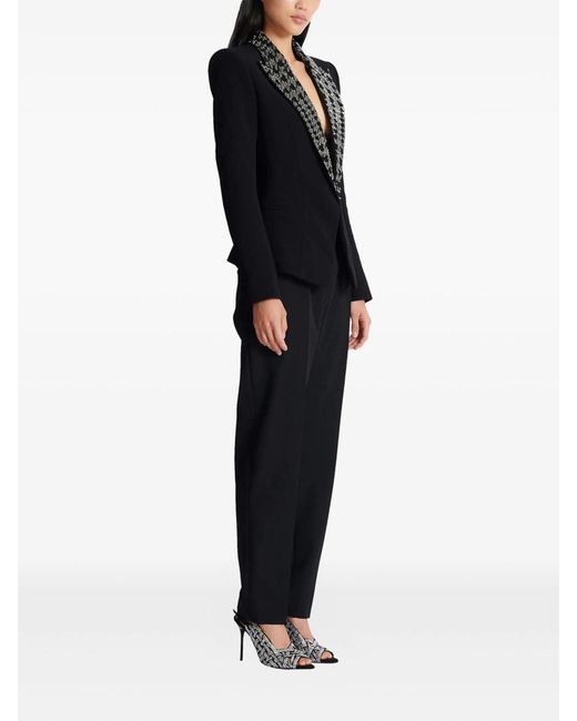 Balmain Black Leather