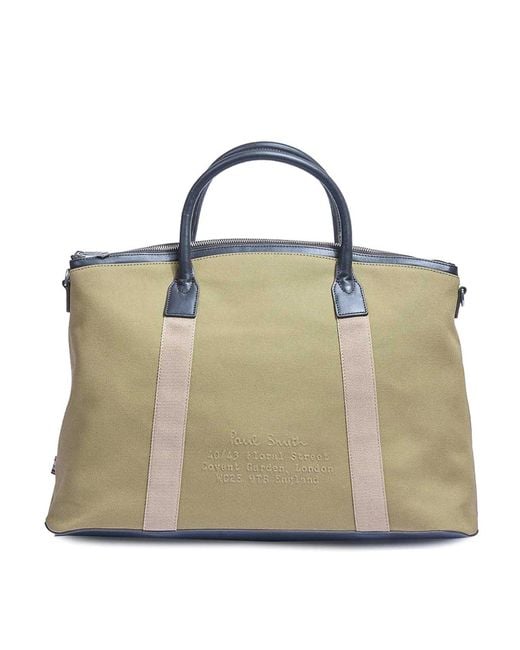 Paul Smith Metallic Shopping Tela Floral Street for men