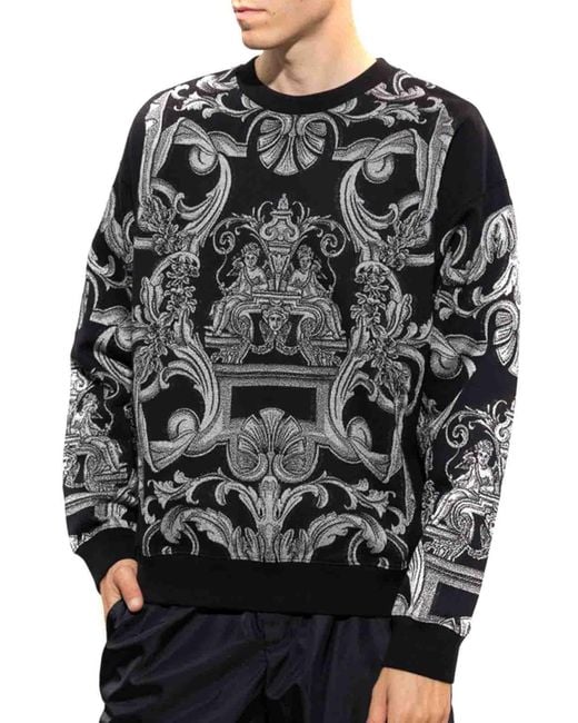 Versace Black Round Neck for men