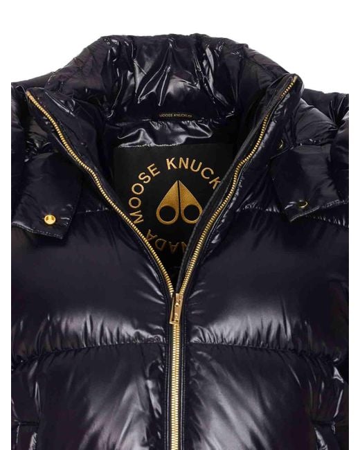 Moose Knuckles Black Moonstone Down Jacket