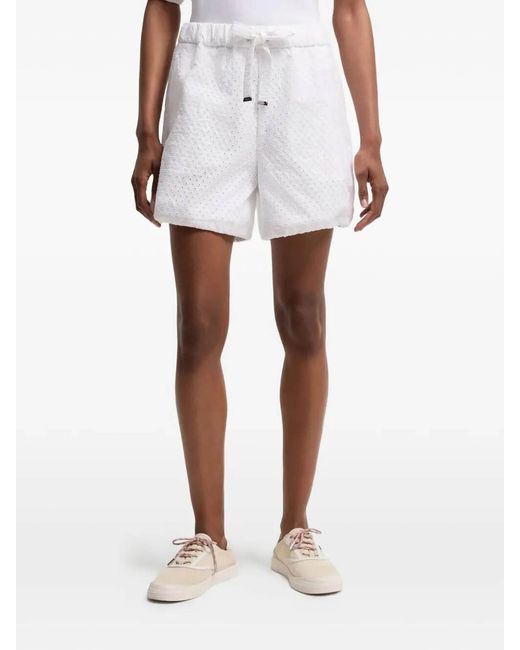 Moncler White Shorts