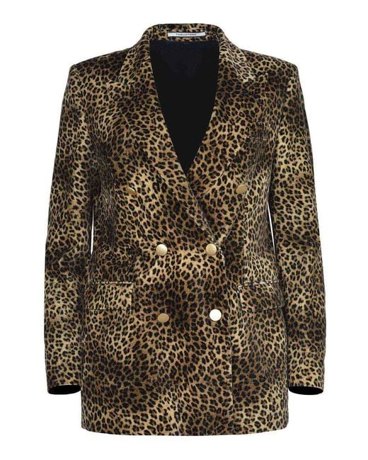 Tagliatore Black Double-Breasted Jacket Made Of Cotton