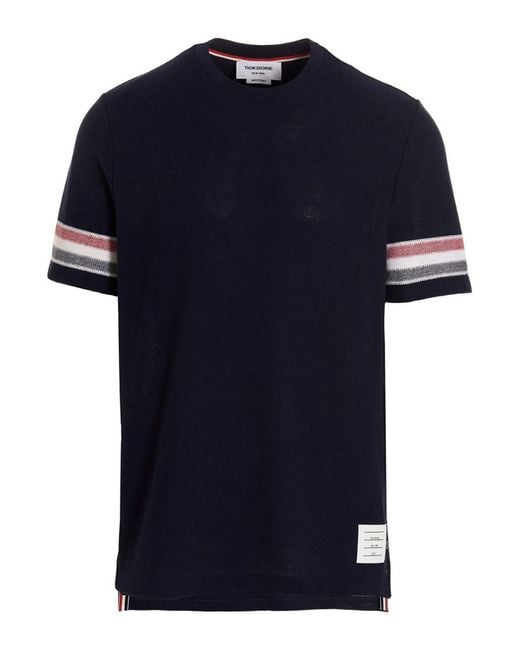 Thom Browne Blue Rwb T-Shirt for men