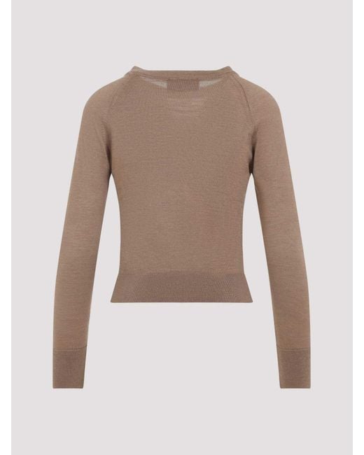 Simone Rocha Brown Classic Pullover