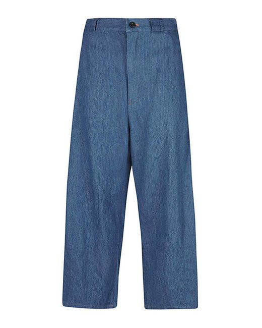 Sarahwear Blue Cotton Tulip Trousers