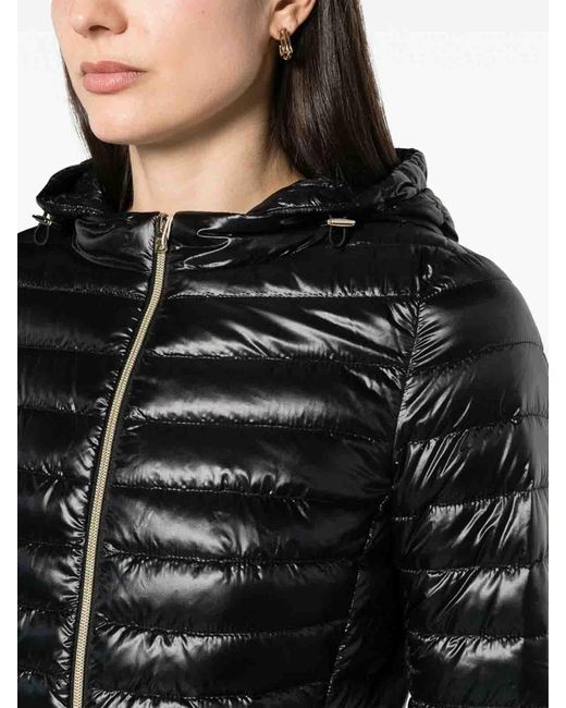 Herno Black Nylon Short Down Jacket