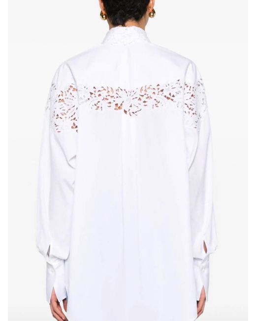 Ermanno Scervino White Shirt With Lace