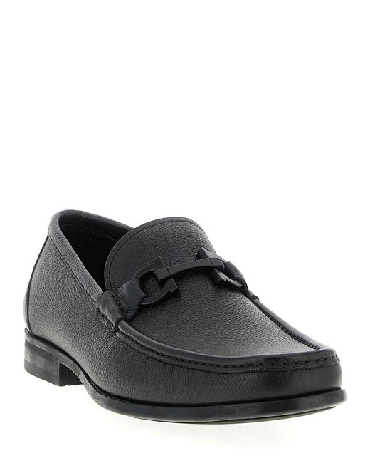 Ferragamo Black Grandioso 2 Loafers for men