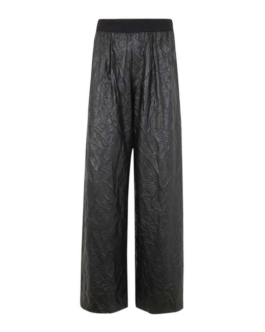 Maria Calderara Gray Long Trousers