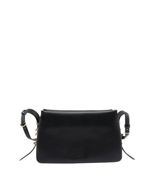 Pinko Black Mini One Two Three Crossbody Bag