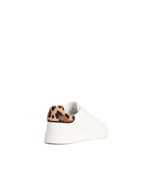 Dolce & Gabbana White Portofino Sports Shoes