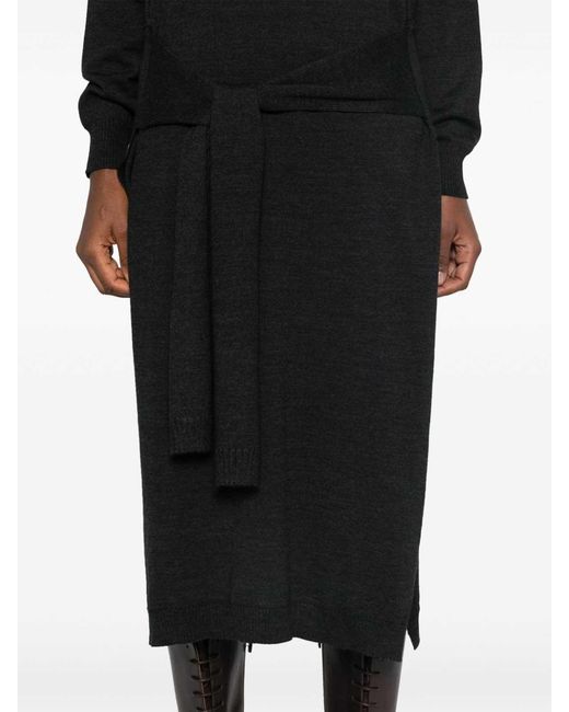 Lemaire Black Midi Dresses