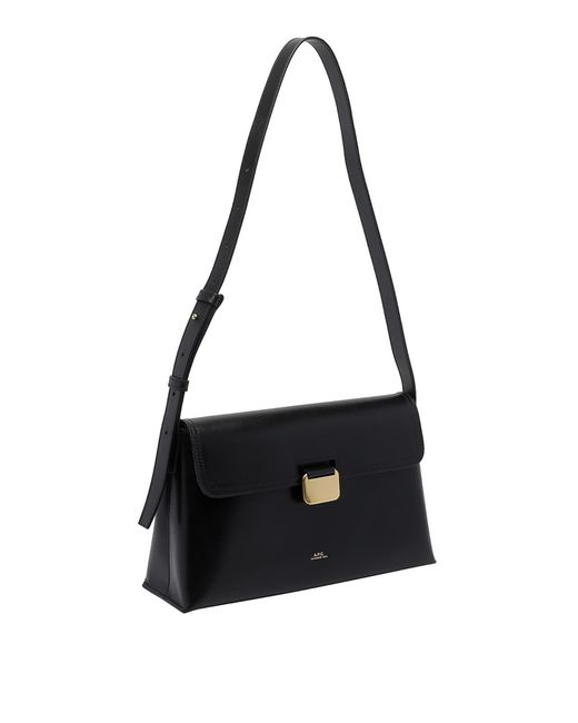 A.P.C. Black Simone Shoulder Bag