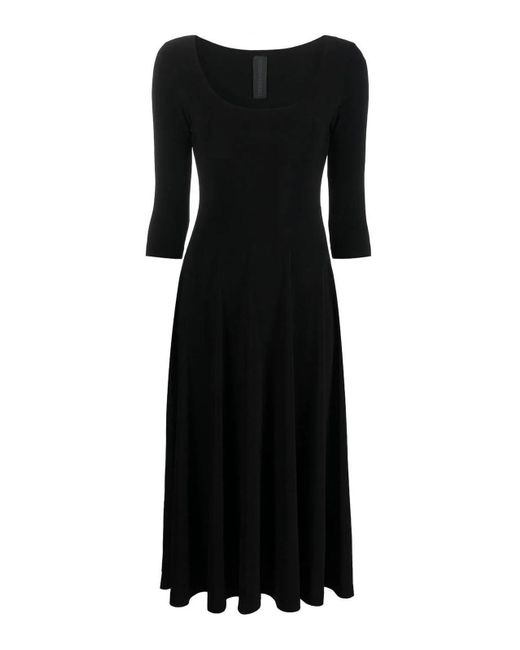 Norma Kamali Black Long Dress