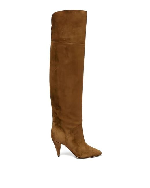 Casadei Brown Venus Nomad Saddle Boots